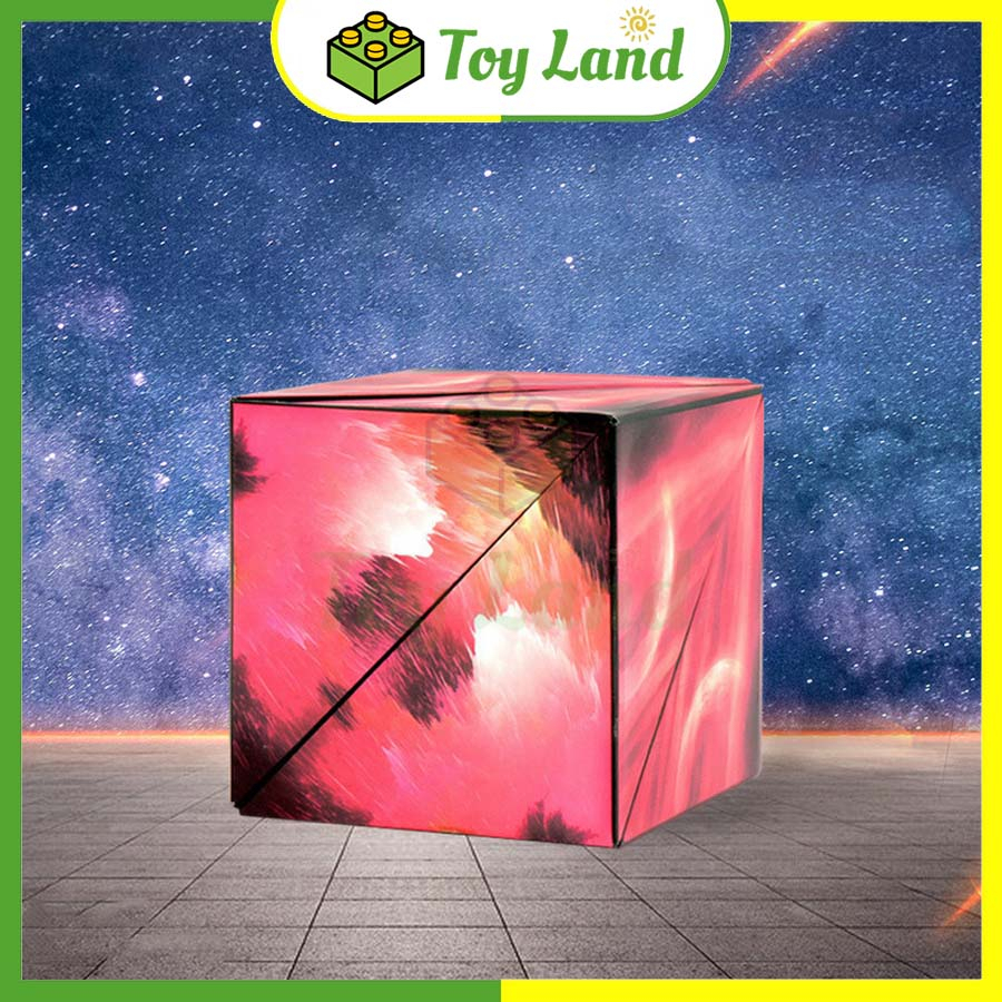 Khối Đồ Chơi Biến Hình Galaxy Có Nam Châm Magnetic Magic Cube Rubik Xếp Hình Hình Học 3D