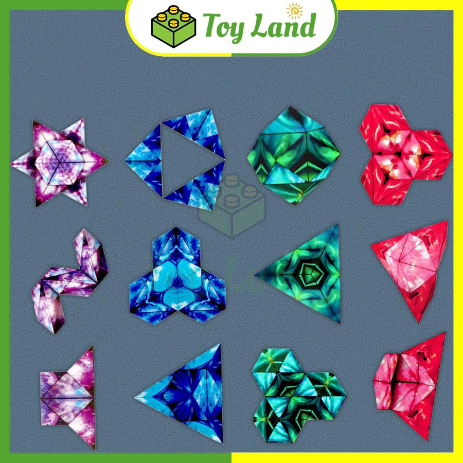 Khối Đồ Chơi Biến Hình Galaxy Có Nam Châm Magnetic Magic Cube Rubik Xếp Hình Hình Học 3D
