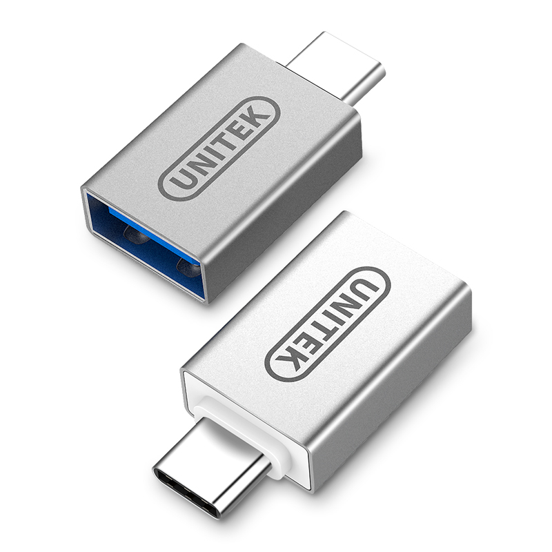 Đầu chuyển USB type C sang USB 3.0 Unitek chất liệu nhôm, chuyển ngõ cắm type C trên máy thành ngõ USB