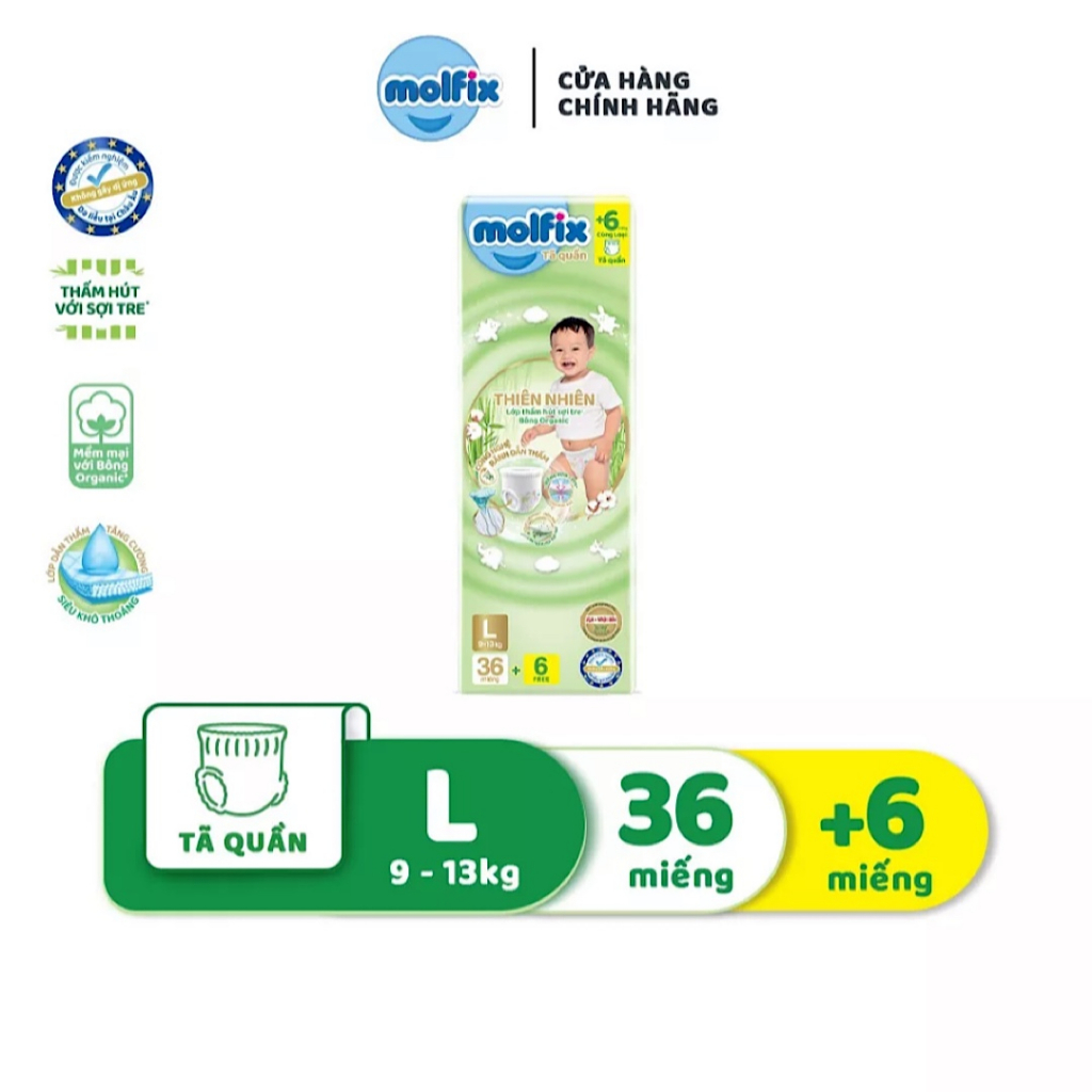 Tã Bỉm Molfix Quần Jumbo, Đủ Size