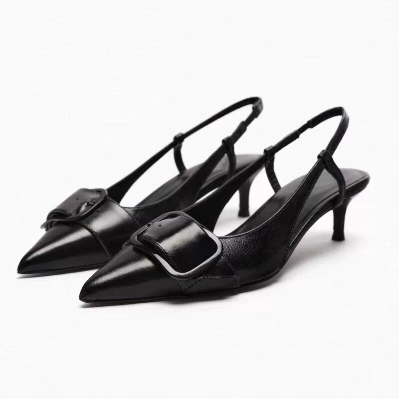 Giày Za.ra cao gót khoá gót nhọn full box