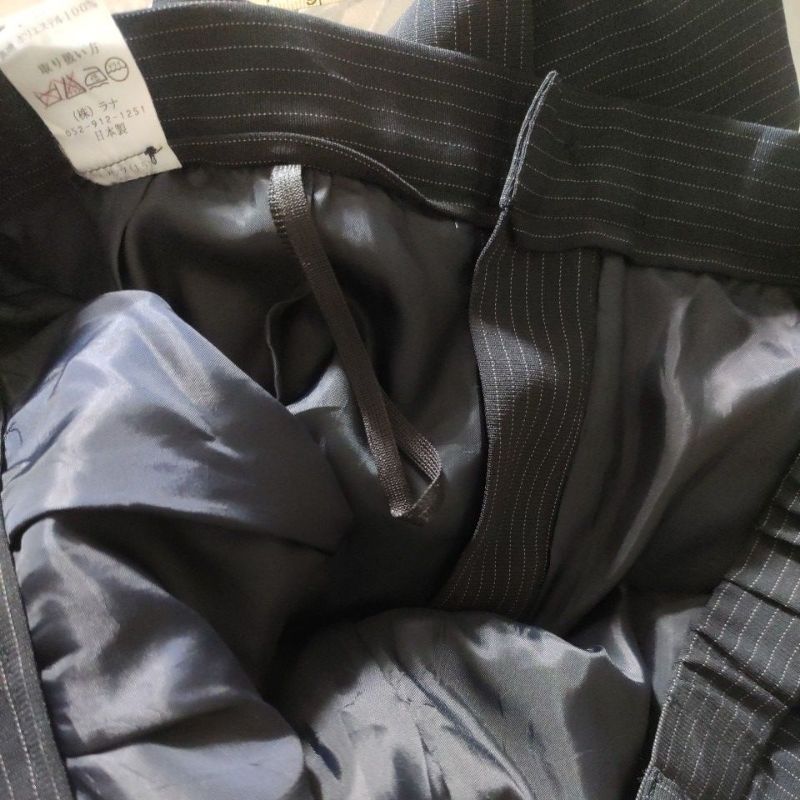 Quần tây suông dài lưng cao