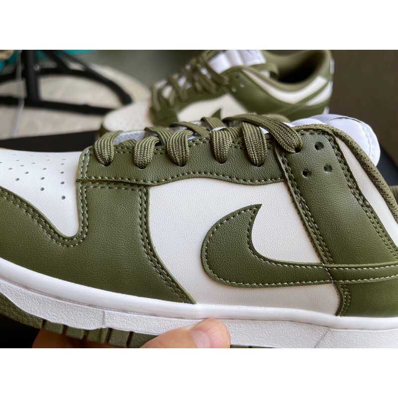 The best dunk! Giày sneaker dunk low "medium olive"DD1503-120