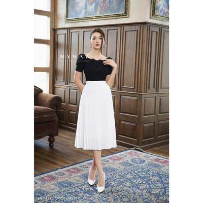 Chân Váy Xòe Xếp Ly Nữ My Way Thanh Lịch 2MCXB229