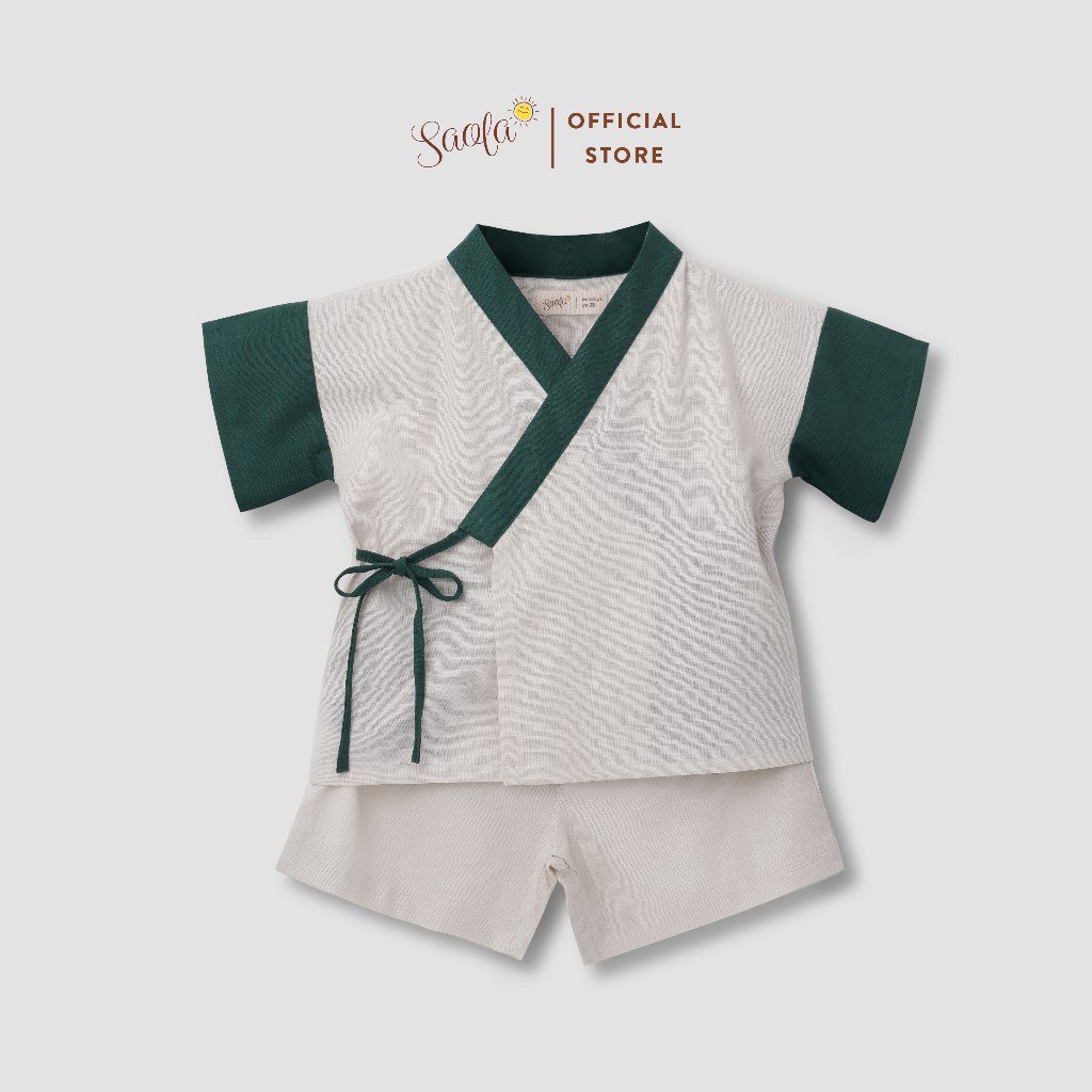 Bộ Quần Áo Yukata Chất Liệu Linen Thoáng Mát Cho Bé Trai - JINBEI SET - SEL003 SEL004 & SEL005- SAOLA CLOTHING