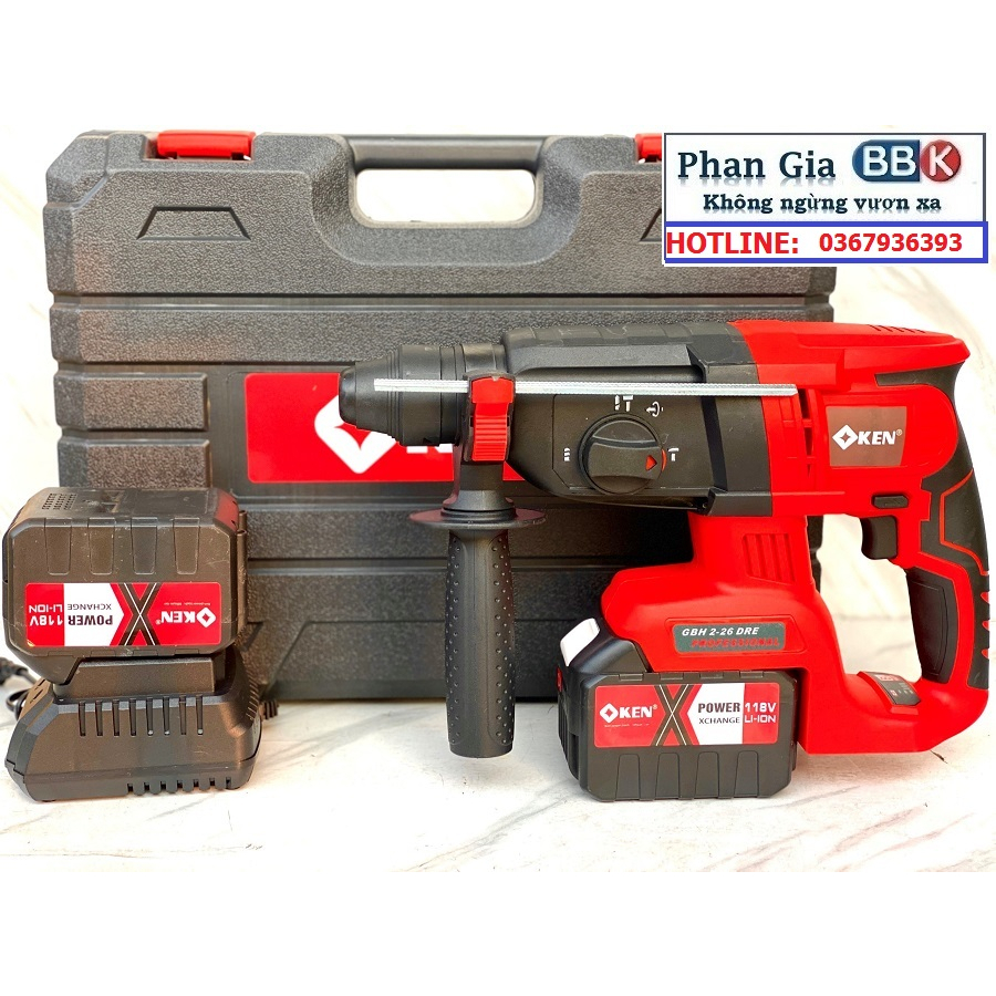 Máy khoan bê tông KEN 188V - PIN 15 CELL