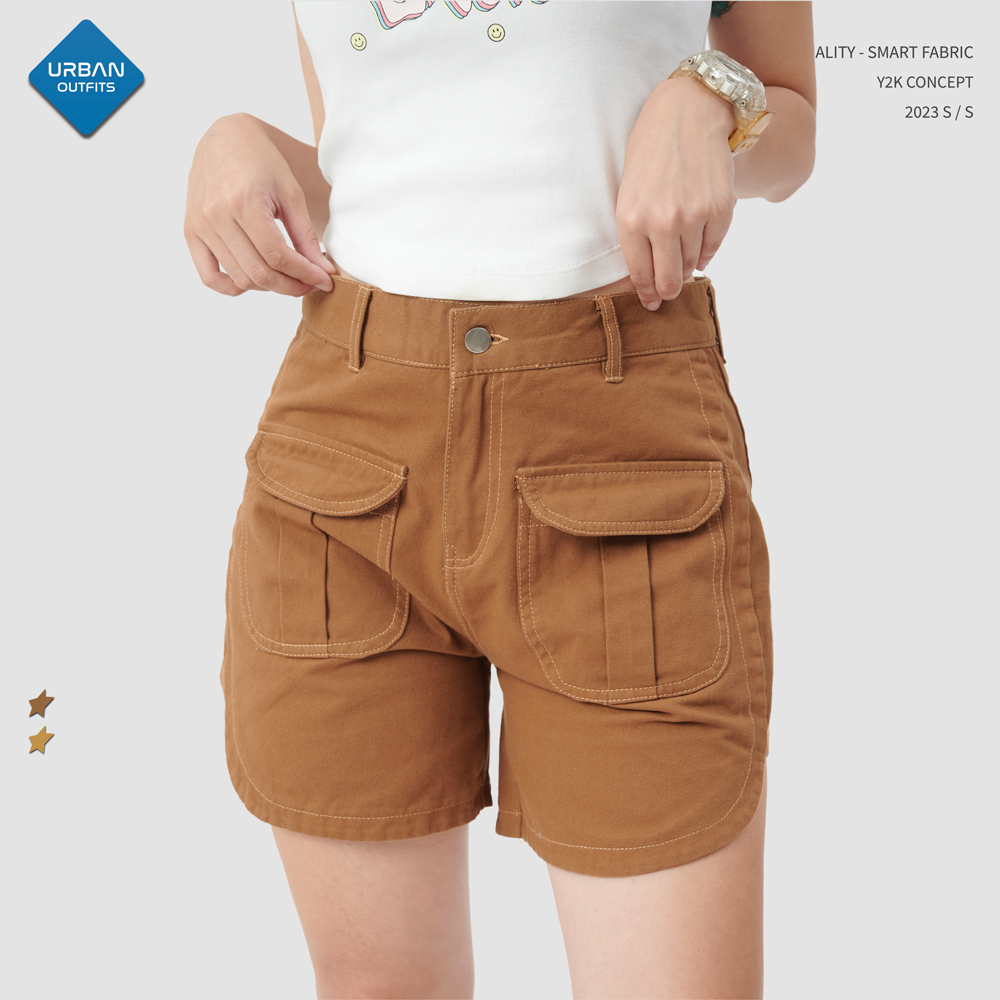 Quần Short Kaki Nữ Túi Hộp QSK001 Urban Outfits / Esmée