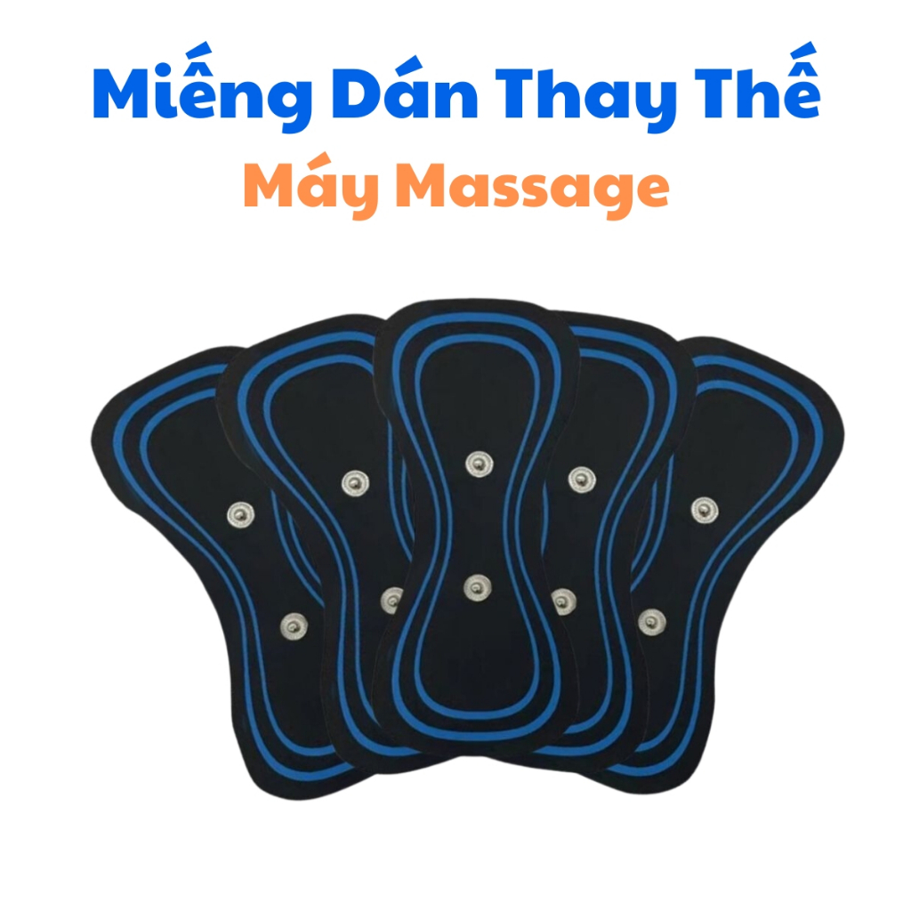 Miếng dán massage xung điện cổ vai gáy Miếng Dán Hình Bướm Thay Thế Có Gel Dính Phù Hợp Mọi Máy Massage EMS Xung Điện