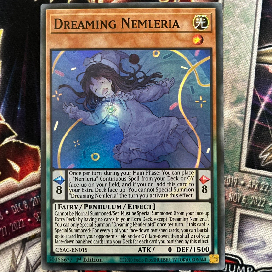 Thẻ bài Yugioh!: Dreaming Nemleria - CYAC-EN015 - Super Rare 1st Edition