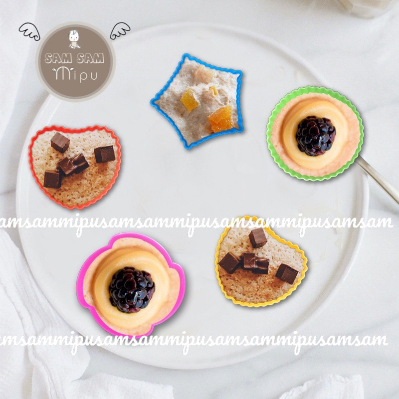 Khuôn silicon làm bánh nhiều hình dáng cute 7cm - Khuôn bánh bông lan, cupcake, muffin, rau câu - Shop Mẹ Sam