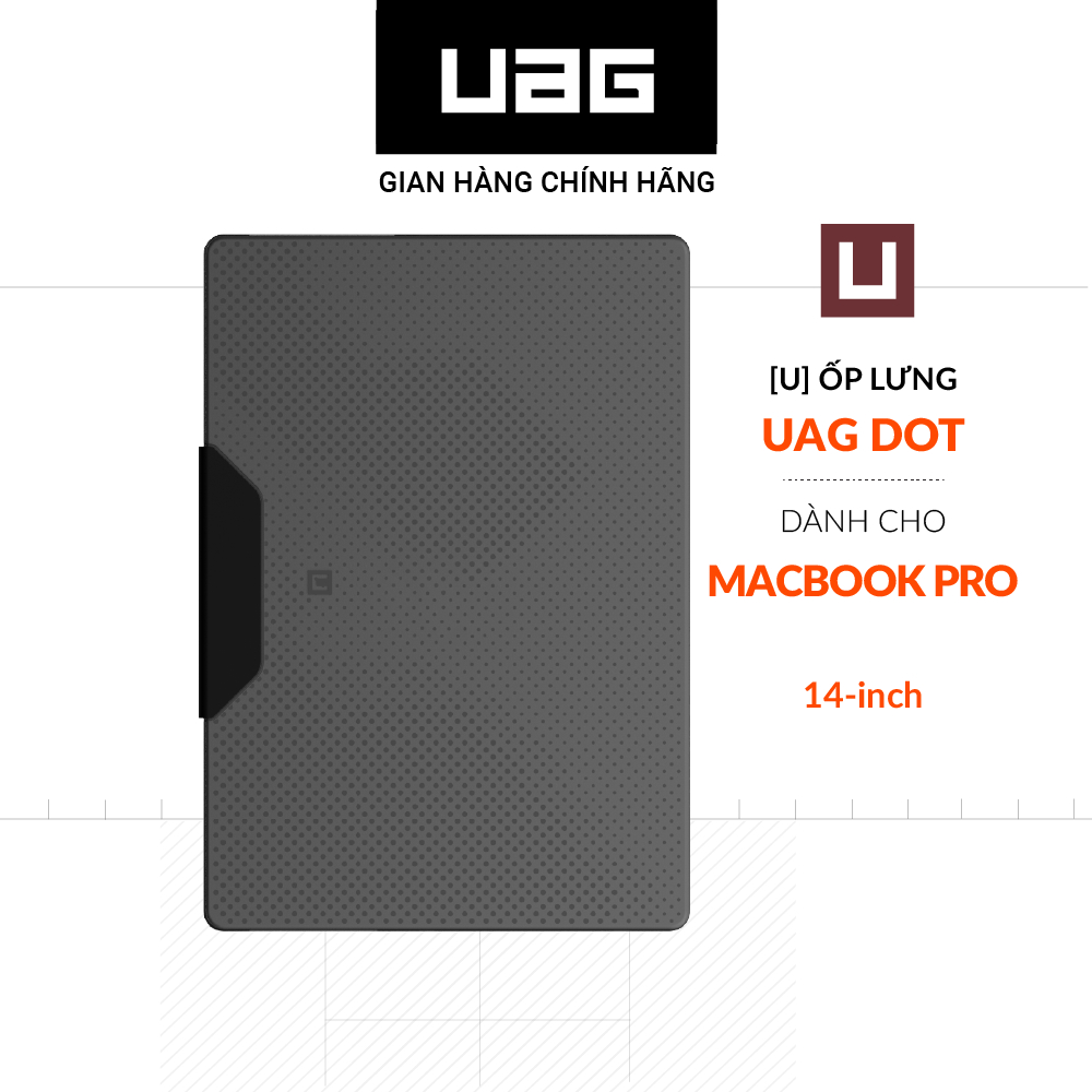 [Mã ELBAU5 giảm 5% tối đa 500K] [U] Ốp lưng UAG DOT cho Apple MacBook Pro 14" (2021-2023)
