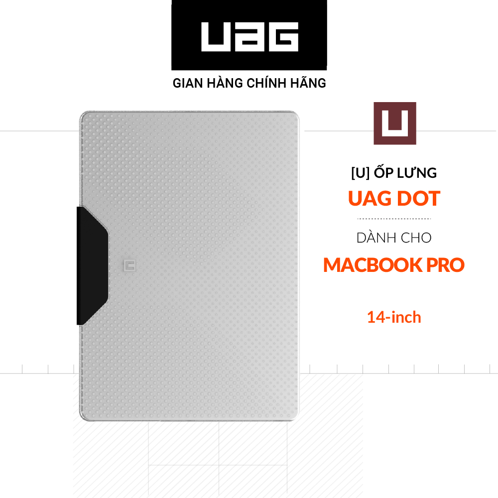 [Mã ELBAU5 giảm 5% tối đa 500K] [U] Ốp lưng UAG DOT cho Apple MacBook Pro 14" (2021-2023)