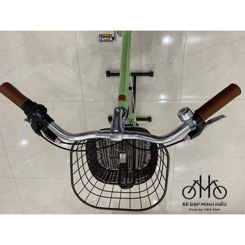Xe đạp nữ siêu nhẹ khung nhôm Inveter milan V bền bỉ- Xe Đạp Minh Hiếu