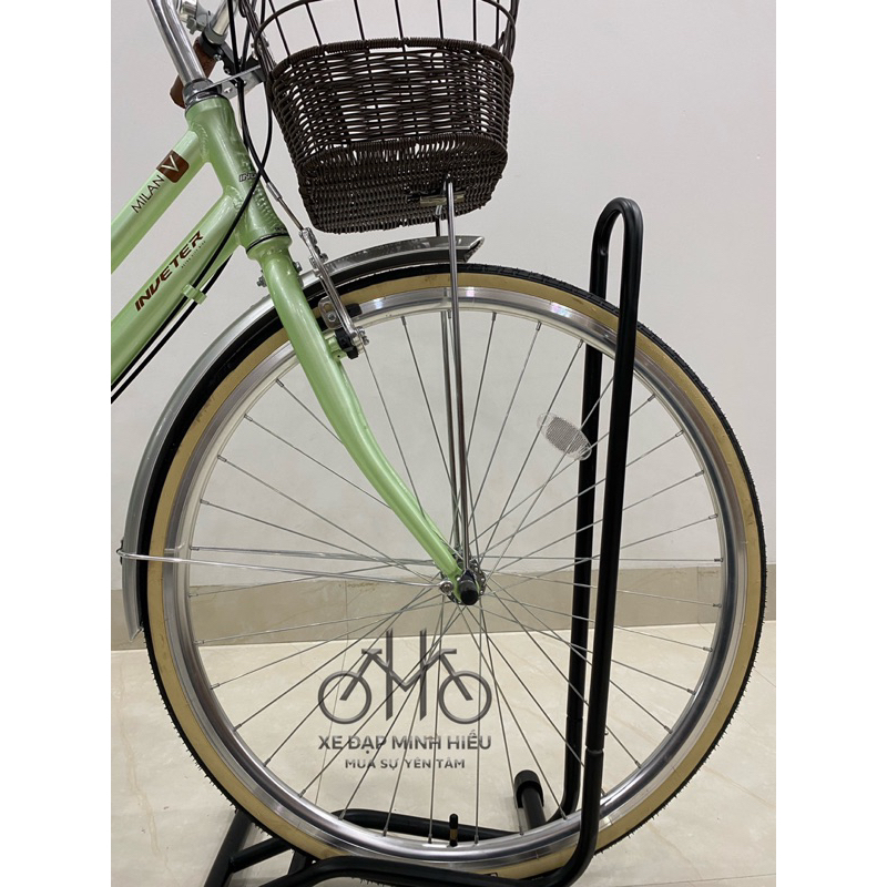 Xe đạp nữ siêu nhẹ khung nhôm Inveter milan V bền bỉ- Xe Đạp Minh Hiếu