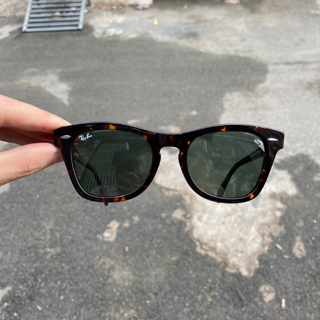 Kính RayBan Chính Hãng Đã Qua Sử Dụng Nguyên Zin 100% Mí Đ.ồi M.ồi Cực Sang