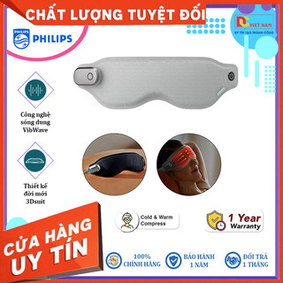 Máy massage mắt nóng và lạnh công nghệ 3Dsuit và VibWave. Thương hiệu Philips Hà Lan cao cấp PPM3101E