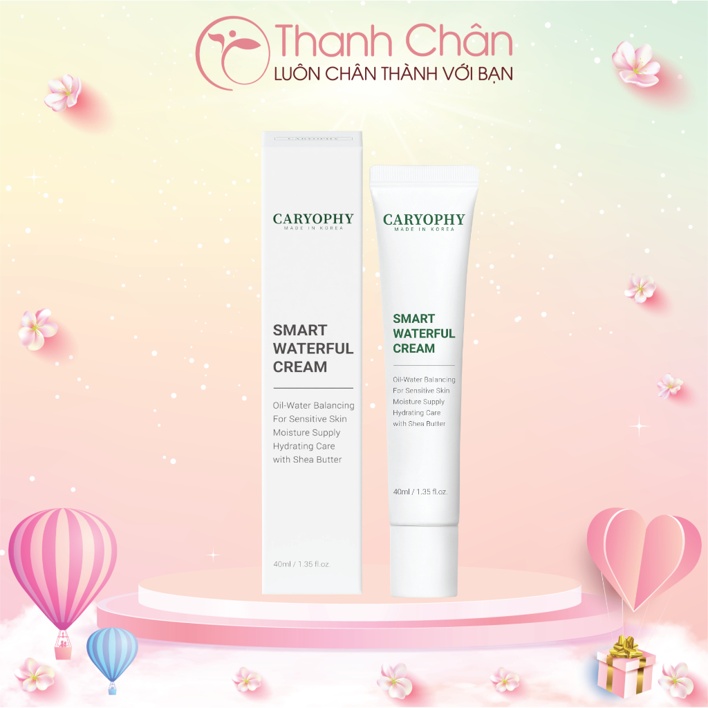 Kem dưỡng cấp nước Caryophy Smart Waterful Cream 40ml