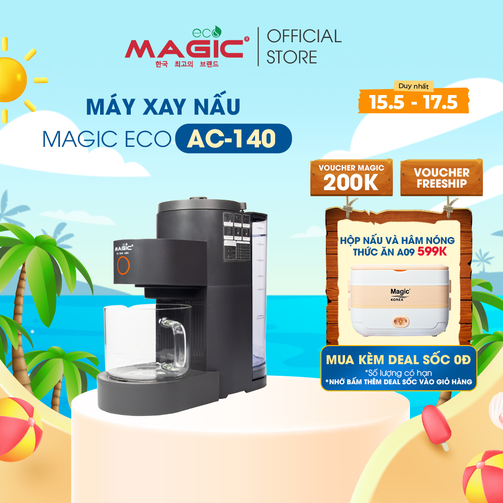 Máy xay nấu sữa hạt đa năng Magic,bảo hành chính hãng