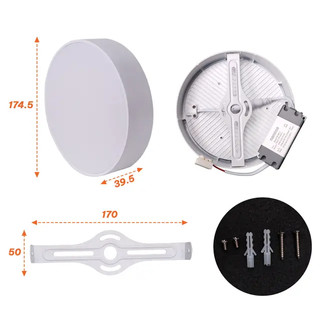 Đèn LED Panel ốp nổi viền mỏng tròn Nanoco