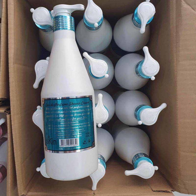 Sữa tắm dưỡng ẩm làm trắng da hương nước hoa pháp SKIN 700ml