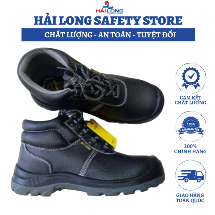 Giày Bảo Hộ Lao Động Nam Jogger Bestboy S3 Cổ Cao Da Bò, Chống Đinh/ Nước/ Trượt Giày Công Trình Dáng Thể Thao