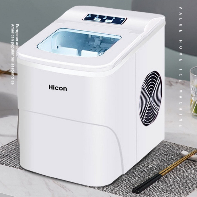 Máy Làm Đá Viên Hicon Tủ Đá Giữ Nhiệt Mini Gia Đình Tạo Đá Siêu Tốc Trong 6 - Phút Bảo Hành 12 Tháng