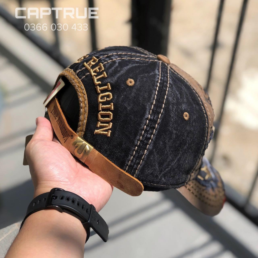 Nón nam, mũ lưỡi trai ÔNG ĐỊA TRUE vải Kaki đẹp form chuẩn -ST01