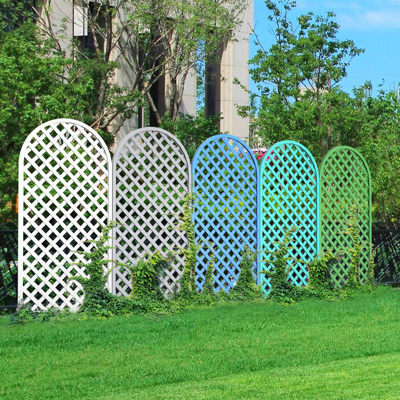 Kệ cây cảnh ngoài trời làm hàng rào sân vườn, mẫu hàng rào sân vườn trang trí quán cafe hottrend gỗ nhựa 2023