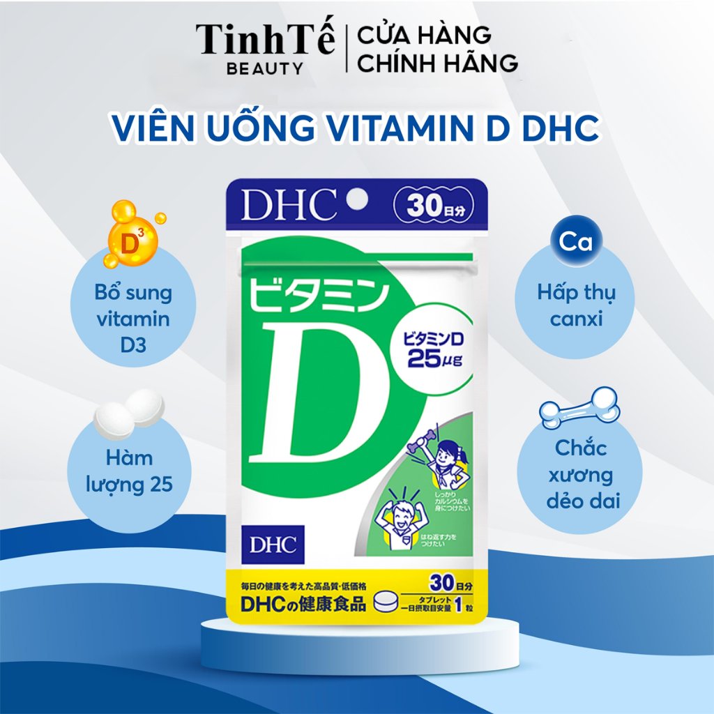 Thực phẩm bảo vệ sức khoẻ DHC Vitamin D (30 ngày)