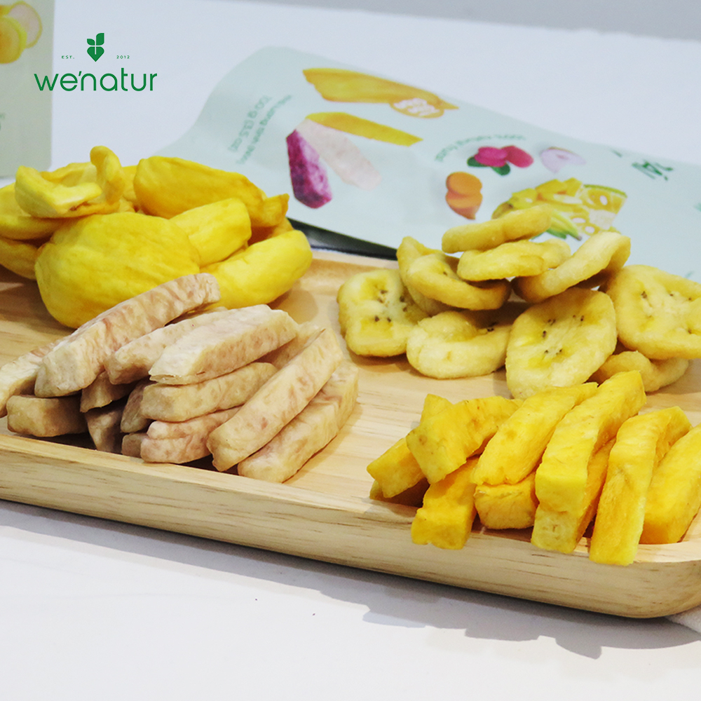 Combo 2 Gói Trái Cây Sấy Giòn We'natur 100g