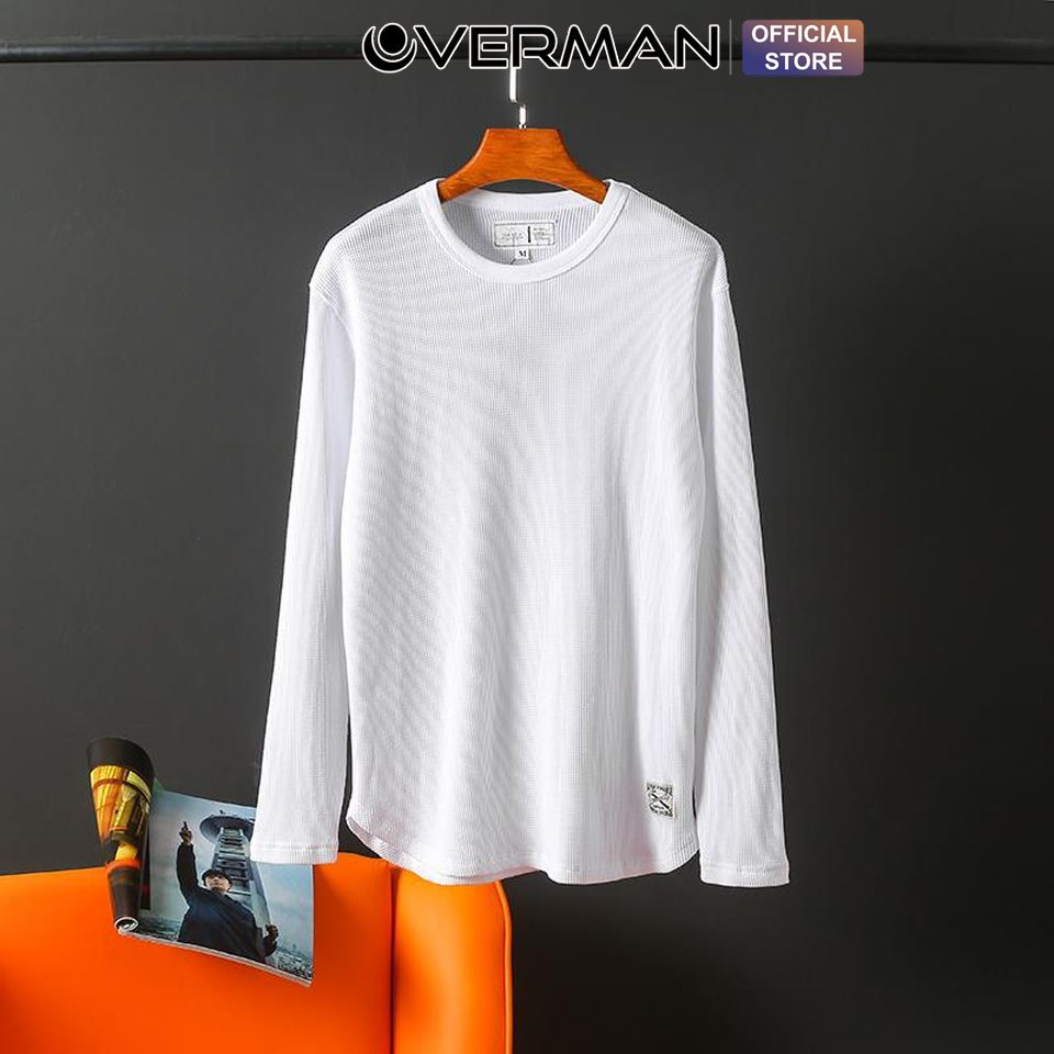 Áo phông nam dài tay thu đông chất xốp giữ nhiệt dài tay thể thao unisex AD01 - Overman