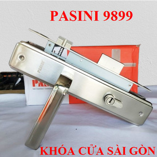 Khoá cửa đi tay gạt pasini 9899 vặn chìa - bảo hành 1 năm