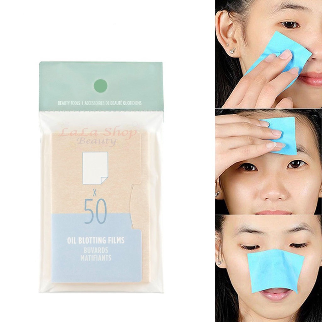 Giấy Thấm Dầu Da Mặt The Face Shop Siêu Sạch Nhờn Hàn Quốc Daily Beauty Tools Oil Blotting Films TFS 50 Miếng