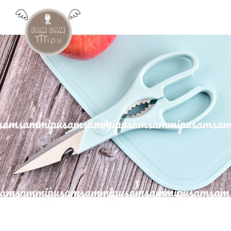 Bộ dao thớt chế biến ăn dặm 4 chi tiết phục vụ cho bé và gia đình - Shop mẹ Sam