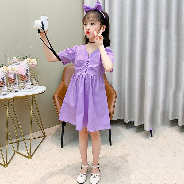 SIÊU RẺ - ĐẦM TRẺ EM - ĐẦM BÉ GÁI NÚT TIỂU THƯ SÁNG CHẢNH SÀNH ĐIỆU