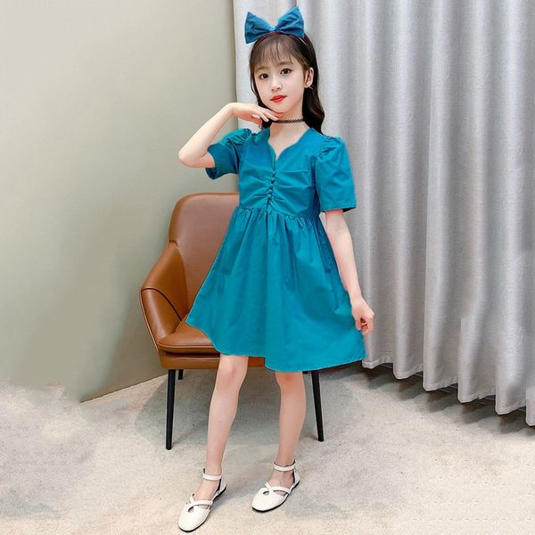 SIÊU RẺ - ĐẦM TRẺ EM - ĐẦM BÉ GÁI NÚT TIỂU THƯ SÁNG CHẢNH SÀNH ĐIỆU