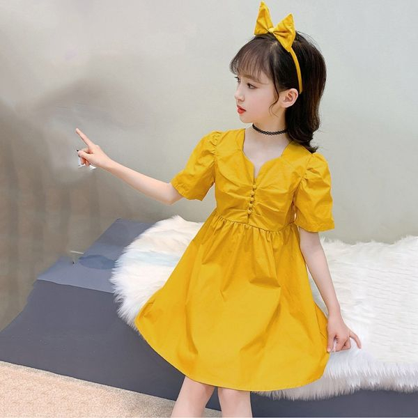 SIÊU RẺ - ĐẦM TRẺ EM - ĐẦM BÉ GÁI NÚT TIỂU THƯ SÁNG CHẢNH SÀNH ĐIỆU