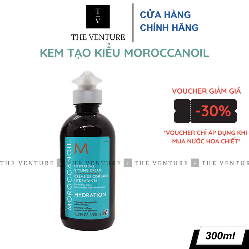Kem Tạo Kiểu Dưỡng Ẩm Moroccanoil Hydrating Styling Cream Chính Hãng
