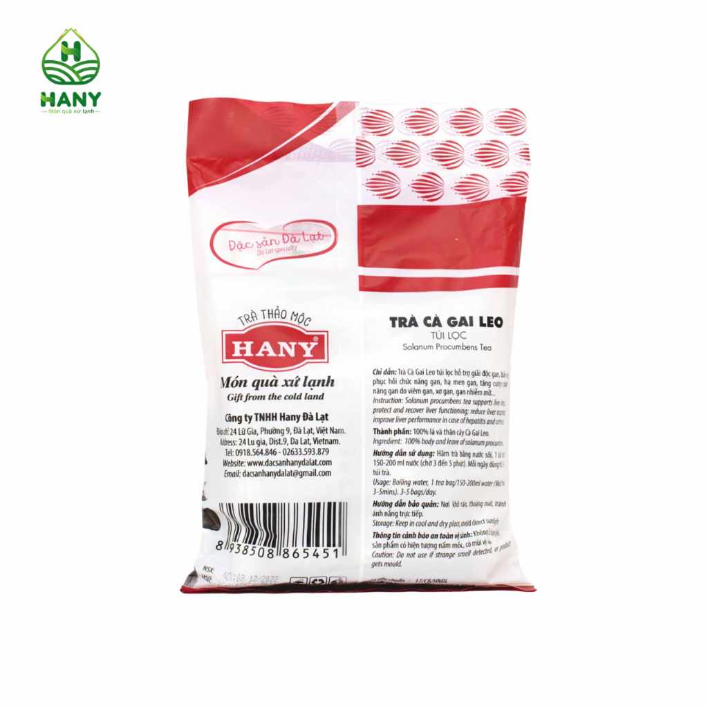 Trà Cà Gai Leo HANY 50 túi lọc Đặc Sản Đà Lạt