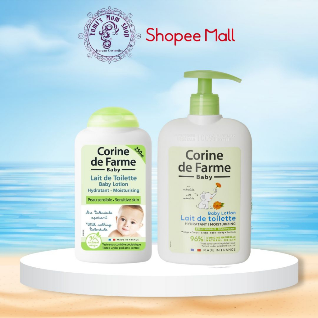 Sữa dưỡng cho bé Corine De Farme Baby Lotion 250ml/500ml