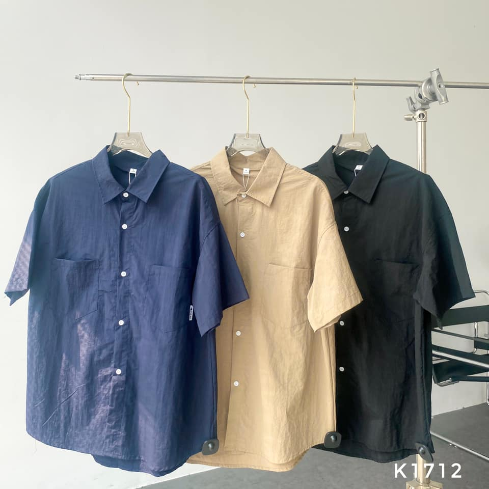 Áo sơ mi ngắn tay nam họa tiết The Six K1712