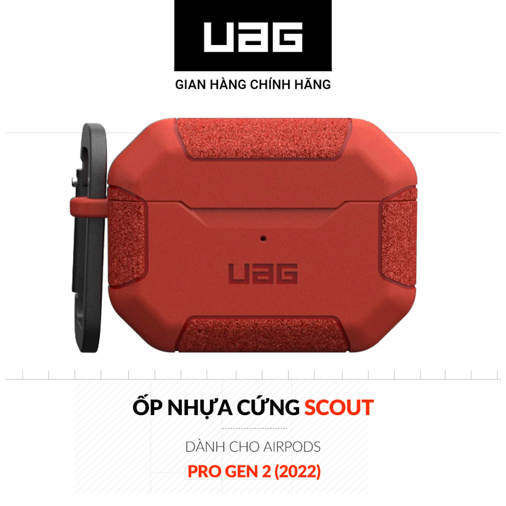 [Mã ELBAU5 giảm 5% tối đa 500K] Ốp nhựa cứng UAG Scout cho Airpods Pro 2 - GEN 2 (2022)