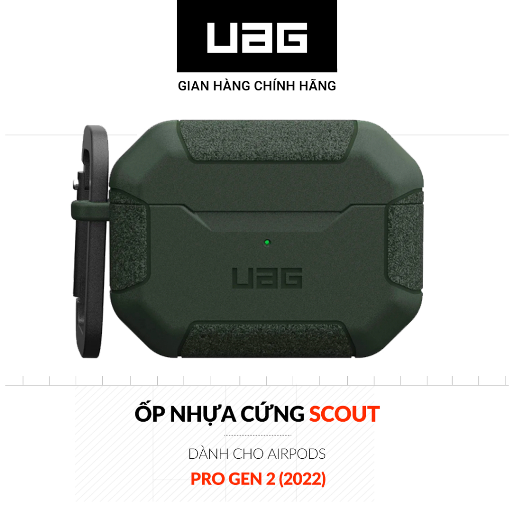 [Mã ELBAU5 giảm 5% tối đa 500K] Ốp nhựa cứng UAG Scout cho Airpods Pro 2 - GEN 2 (2022)