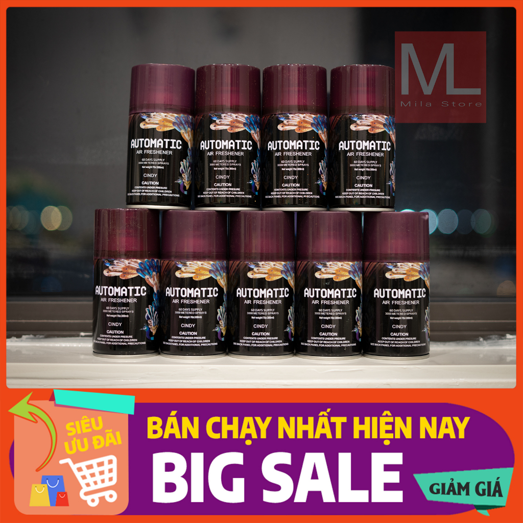 Bình xịt khử mùi cho máy xịt tự động Air Freshener