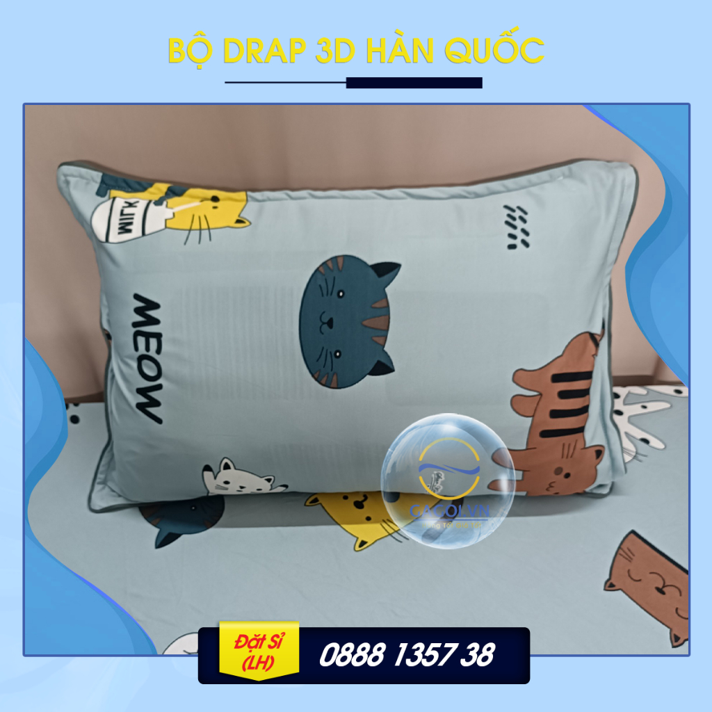 HÌNH CHÓ MÈO VUI NHỘN, CHẤT LIỆU MỊN, MÀU SẮC DỄ DÙNG