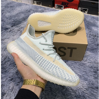 [X2Man Store - Bảo Hành 1 Năm]-Giày Sneaker Yz350 Cloud White - Phiên Bản Cao Cấp