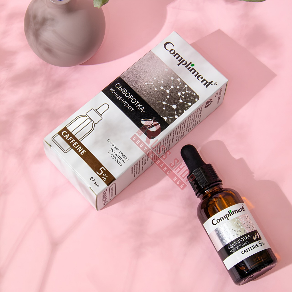 Serum Compliment 5% Caffeine Sáng Da, Tái Tạo Và Trẻ Hóa Da