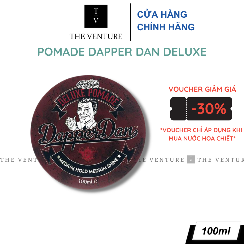 Sáp Vuốt Tóc Nam Dapper Dan Deluxe Pomade - 100 ml