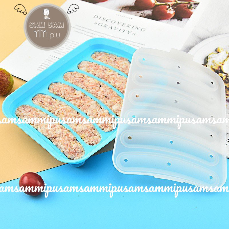 Khuôn làm Bánh - Xúc Xích Silicon Cho Bé Ăn Dặm - Shop Mẹ Sam