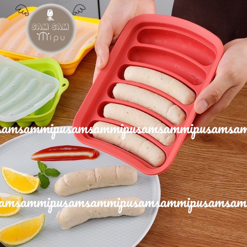 Khuôn làm Bánh - Xúc Xích Silicon Cho Bé Ăn Dặm - Shop Mẹ Sam